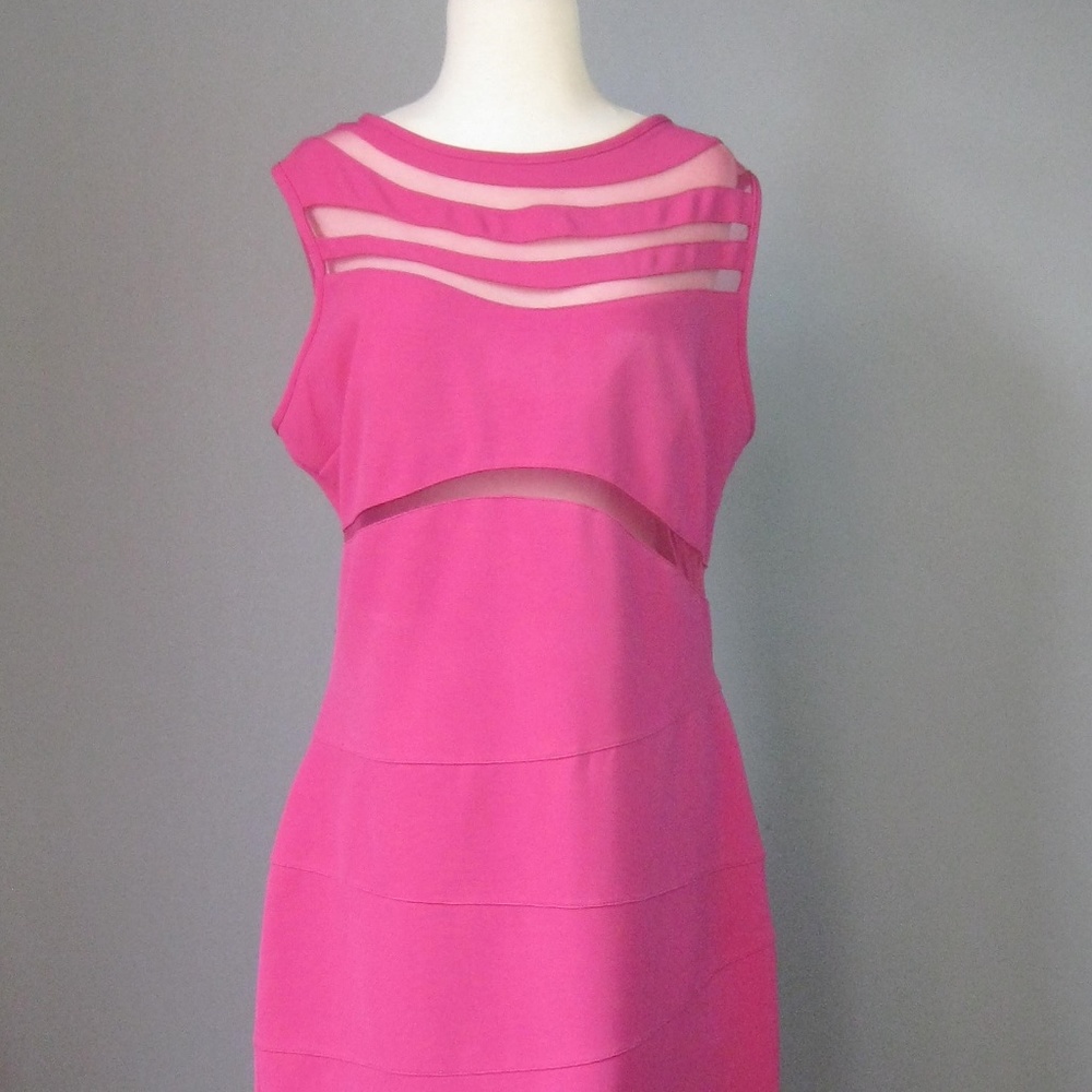 Newport News Pink Bodycon cocktail dress